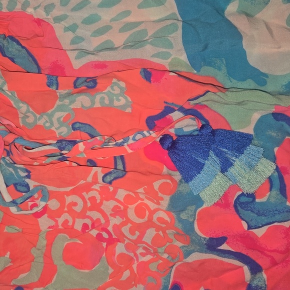 Lilly Pulitzer Sain Top Coral Reef I'm So Jelly Size S - Picture 6 of 9